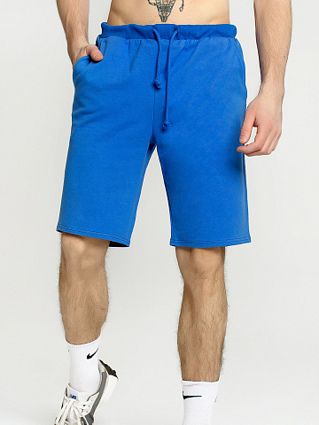 Шорты Мужские из Футера Тёмно-Голубой арт.мк250тг